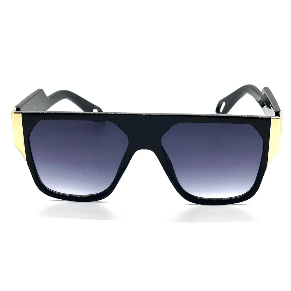 Men Sunglasses Fshion Designer Square Oversized Elegant Trendy Shades Lentes New
